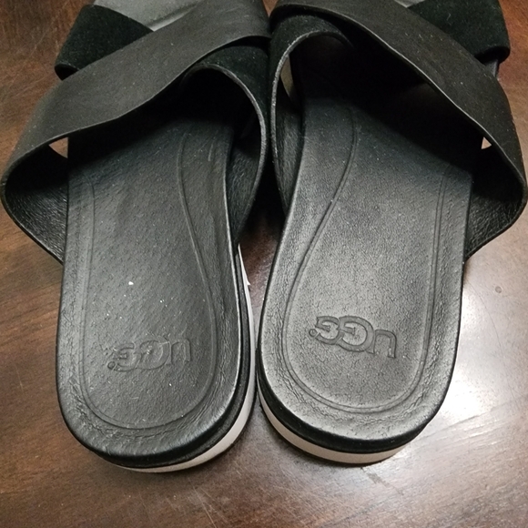 Ugg Black Treadlite Sandals Womens Size 9 - Picture 4 of 8